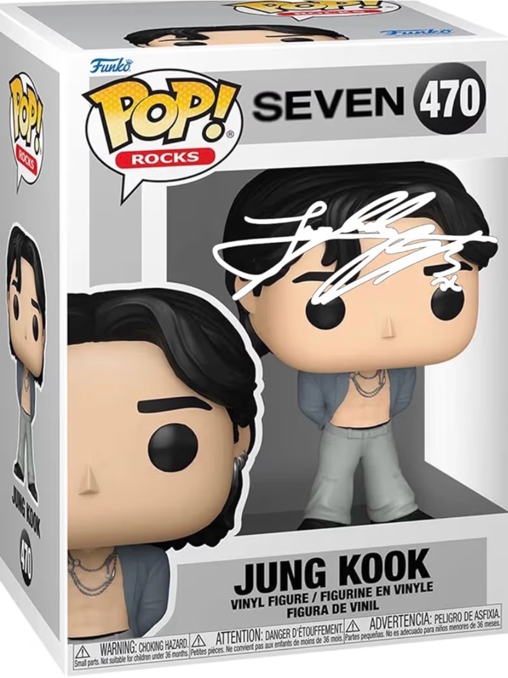 Funko Pop! Rocks Jung Kook Seven 470 Signed